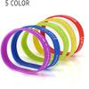 JW.org No Blood Medical Alert Flexible Silicone Wristband-5 pcs-Rainbow view 3
