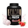 Animal Whey Isolate Protein Powder - Loaded for Pre & Post Workout Muscle Builder and Recovery with Digestive Enzymes for Men & Women - 25g Protein, Great Taste, Low Sugar - Strawberry 4 lbs view 1