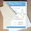 Personalized Baby Shower Invite Cards (30 Cards and Envelopes) (Blue) view 2