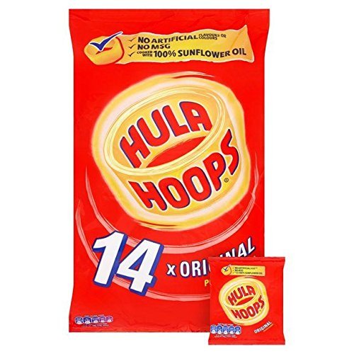 Original Hula Hoops 24g x 14 per pack - Pack of 2
