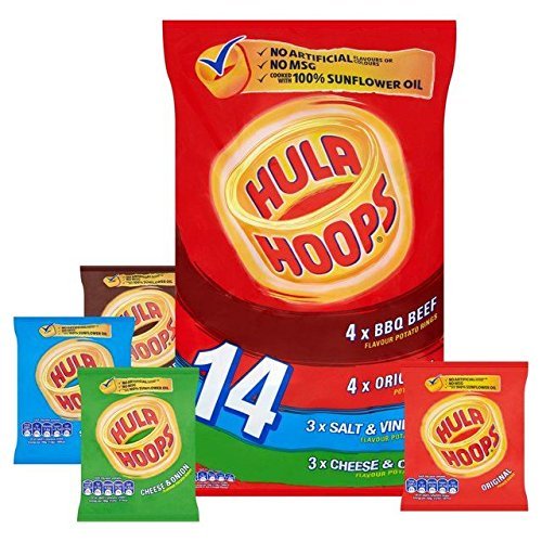 Assorted Hula Hoops 24g x 14 per pack - Pack of 2