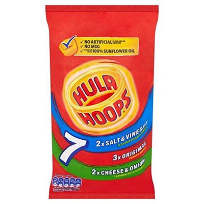 Assorted Hula Hoops 24g x 7 per pack - Pack of 2