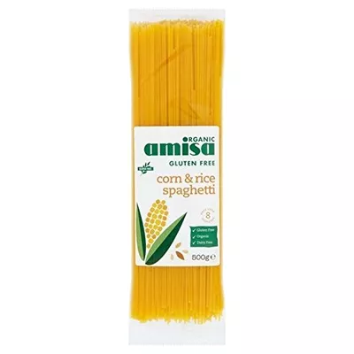 Amisa Organic Gluten Free Corn & Rice Spaghetti 500g - Pack of 2