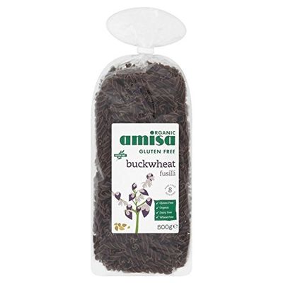 Amisa Organic Gluten Free Buckwheat Fusilli 500g - Pack of 2