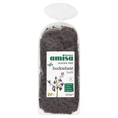 Amisa Organic Gluten Free Buckwheat Fusilli 500g - Pack of 2