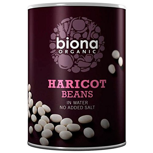 Biona Organic Haricot Beans 400g - Pack of 2