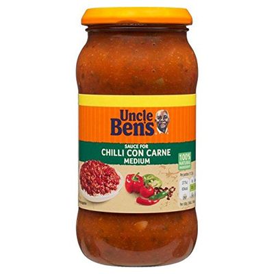 Uncle Ben's Chilli Con Carne Medium Sauce 450g - Pack of 2