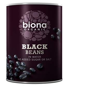 Biona Organic Black Beans in Water 400g - Pack of 2