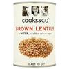 Cooks & Co Brown Lentils 400g - Pack of 2 view 1
