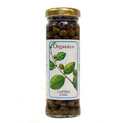 Organico Capers in Brine 95g - Pack of 2