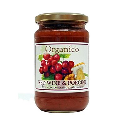 Organico Red Wine & Porcini Sauce 360g - Pack of 2