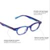 eyebobs Bitty Witty Unisex Premium Readers, Tortoise Front with Black Temples, 3.50 Magnification view 3