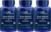 Life Extension Bone Restore Calcium Supplement with Vitamin K2, 120 Capsules (Pack of 3) view 1