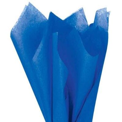 A1 Bakery Supplies Brilliant Blue Tissue Paper 15 Inch X 20 Inch - 100 Sheet Pack Tissue Paper