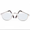 Agstum Half Moon Readers Spring Hinge Reading Glasses Single Vision (+1.75, Gold) view 2