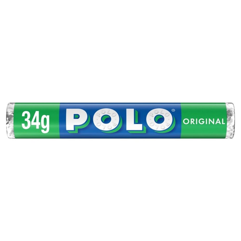 Nestle Polo Mint Original Tube 34g (Pack of 3)