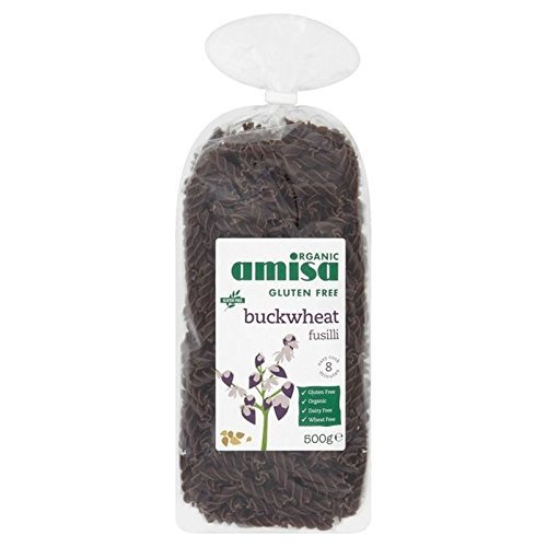Amisa Organic Gluten Free Buckwheat Fusilli 500g - Pack of 6