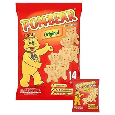 KP Snacks Pom Bear Original 19g x 14 per pack - Pack of 6