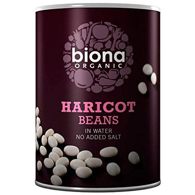 Biona Organic Haricot Beans 400g - Pack of 6