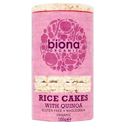 Biona Organic Rice Cakes With Quinoa 100g - Pack of 6