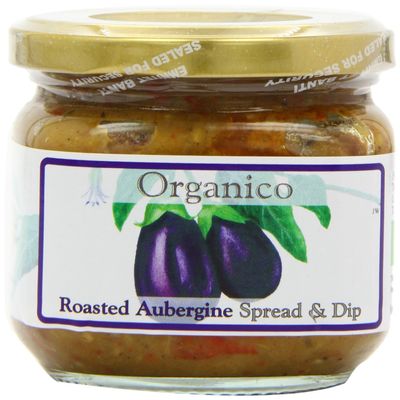 Organico Roasted Aubergine Spread & Dip 195g - Pack of 6
