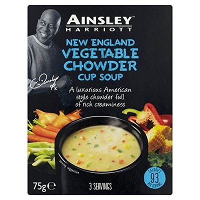 Ainsley Harriot Vegetable Chowder Cup Soup 75g - Pack of 6