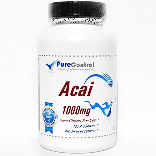 Acai 1000mg // 90 Capsules // Pure // by PureControl Supplements