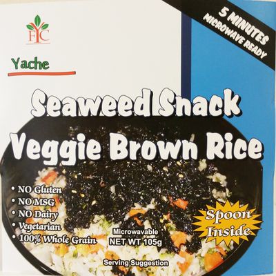 Seaweed Snack Veggie Brown Rice(pack of 6)