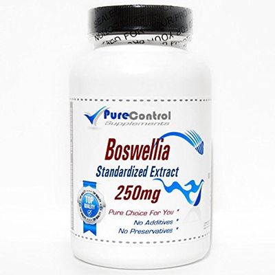 Boswellia Standardized Extract 250mg // 200 Capsules // Pure // by PureControl Supplements