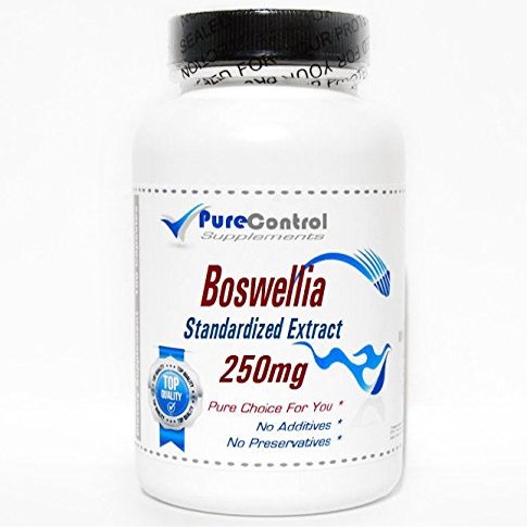 Boswellia Standardized Extract 250mg // 200 Capsules // Pure // by PureControl Supplements