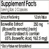 Boswellia Standardized Extract 250mg // 200 Capsules // Pure // by PureControl Supplements view 2