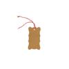 15 USA Beige White Large Kraft Paper Bags (13" Tall x 10" Wide x 5" Gusset) (OAT) view 3
