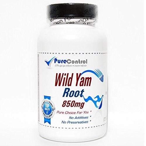 Wild Yam Root 850mg // 100 Capsules // Pure // by PureControl Supplements