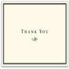 Superfine Printing Inc. 25 Cream Thank You Note Cards & Envelopes (5 X 7) - This is not a fold over card - view 1