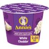 Annie's Organic White Cheddar Macaroni and Cheese, Microwavable Cup, 2.01 oz view 1