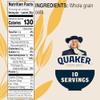 Quaker Instant Oatmeal, Gluten Free Original, Breakfast Cereal, 1.23oz -10 count, (Pack of 6 ) view 2