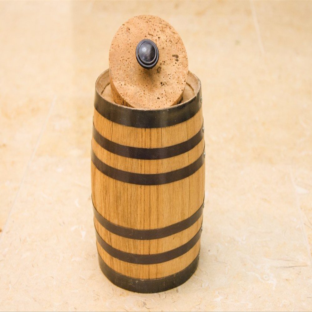Cigar Barrel Humidor (Medium)