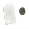 Personalized Baby Shower Thank You Tags with Elephant Cut Out, Set of 12 (Light Grey) view 2