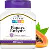 21st Century Papaya Enzyme Chewable Tablets, 100 Count (Pack of 2) view 1