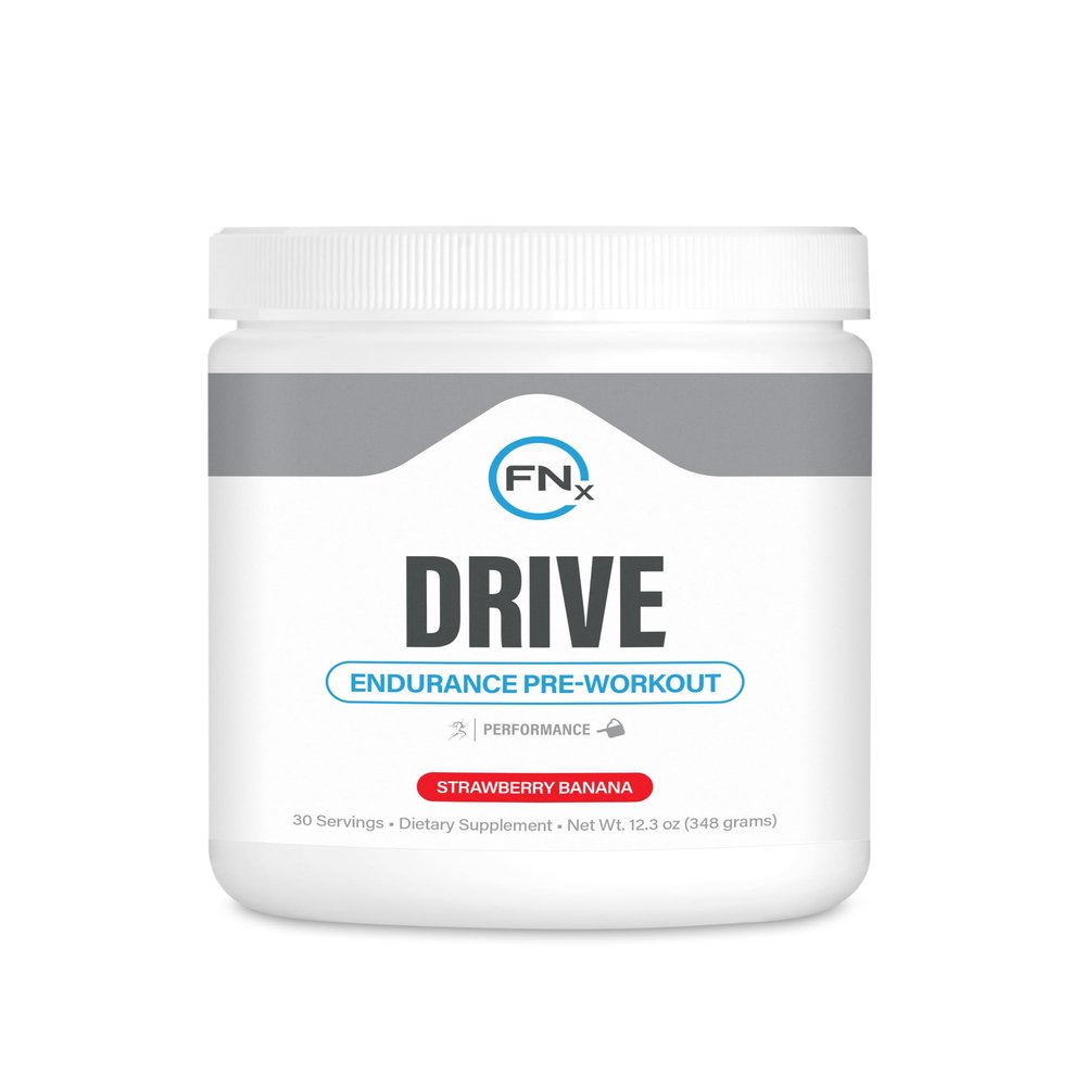 Fenix Nutrition | Drive Endurance Pre-Workout: Energy, Strength & Endurance Support with Creatine, Nitric Oxide Boost, Beta Alanine, L-Citrulline & More | No Crash, Quick Recovery | Strawberry Banana