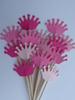 Small Mixed Pink Crown Cupcake Toppers - Party Picks - Food Picks - Princess Party (Set of 24) view 1