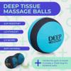 Deep Recovery Yoga Deep Tissue Massage Ball Set, Regular Density 2.9-Inch Myofascial Release Balls for Feet, Back, Neck, Legs & Arms  Trigger Point & Mobility Therapy (2-Pack) view 3