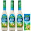Hidden Valley Original Ranch Dressing, 16 Fluid Ounce Bottle, Pack of 3, Plus Hidden Valley Original Ranch Seasoning and Salad Dressing Mix, 1 Oz Packet view 1