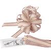 12ea - 5/8" Natural Pull Bow with Red Stitching | Diameter - 3 1/2" view 1