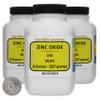 Zinc Oxide [ZnO] 99.9% ACS Grade Powder 1.5 Lb in Three Space-Saver Bottles view 1