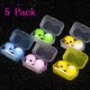 Magik Rubber Duck Contact Lens Lenses Box Travel Case Holder Container Set Kit (5) view 1
