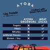 Ayoba Traditional Droewors Grass Fed Beef Paleo Sticks (4 Ounce, Pack of 1) - Keto Friendly, Air-Dried Beef Protein Snacks - Low Carb, Gluten Free, Nitrate Free, No Sugar, Meat Snacks view 4