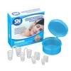 Best Anti Snoring Device - Stop Snore Solution - Sleep Better Aids - Anti-Snore Remedy Devices - 4 Nose Vents Nasal Dilator - Breathing Sleeping Relief view 1