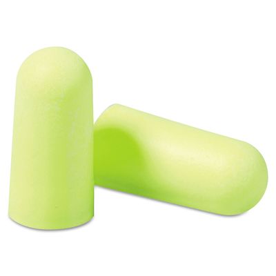 3M EARsoft Yellow Neon Soft Foam Earplugs, Uncorded, Regular Size, 200 Pairs