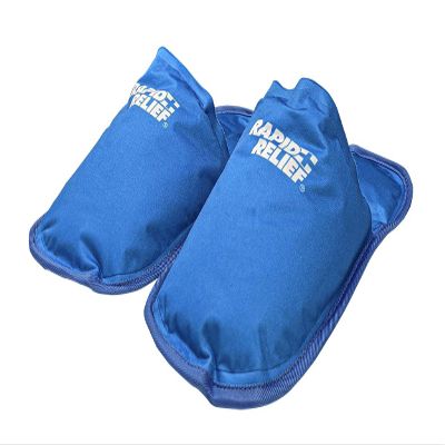 Rapid Relief Hot and Cold Therapy Slippers for Swollen and Painful Feet - Fast and Effective relief for Neuropathy, Chemotherapy, and Diabetes Foot Pain Relief, Swollen Feet Remedy